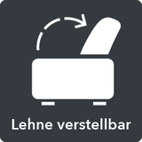 Lehne verstellbar
