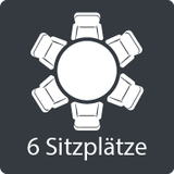 6-Sitzplätze (rund)