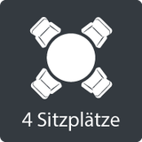 4-Sitzplätze (rund)