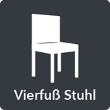 Vierfuß Stuhl