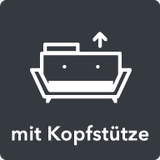 mit Kopfstütze