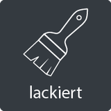 Lackiert