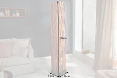 Handgefertigte Stehlampe NATURE ART 173cm aus Longan-Massivholz