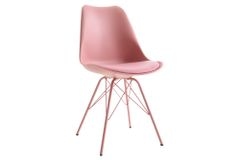Retro Stuhl SCANDINAVIA MEISTERSTÜCK rosa