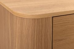 Nordischer Couchtisch VALHALLA WOOD 100cm natur Eichenholz mit Schublade