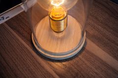 Industrial Tischlampe EDISON 22cm Glühbirne Tischleuchte