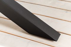 In- und Outdoor Esstisch GALAXIE 200cm anthrazit Keramik Aluminium wetterfest