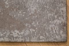 Vintage Baumwoll-Teppich MODERN ART 240x160cm beige grau verwaschen Used Look