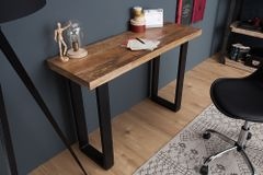 Design Konsolentisch IRON CRAFT 115cm Mangoholz Eisen Schreibtisch