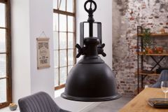 Design Hängelampe INDUSTRIAL 45cm schwarz bronze Industrial Stil