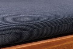 Outdoor Kissen ROG 45x110cm anthrazit Sitzkissen Polster-Auflage für 2-Sitzer Bank