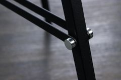 Stehlampe BIG STUDIO 170cm schwarz Blattgold-Optik Industrial Design