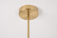 Elegante Hängelampe VARIATION 128cm gold mit sechs schwenkbaren Leuchten