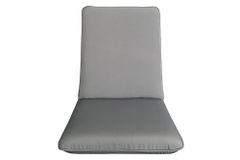 Outdoor Sitzkissen COMFORT LINE 50x100cm anthrazit für Niedriglehner-Stuhl Polsterauflage