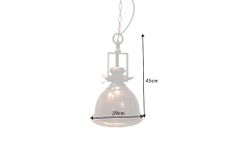 Design Hängelampe INDUSTRIAL 45cm kupfer geflammt Industrial Stil