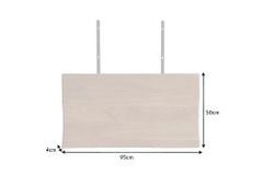 2er Set Ansteckplatten WILD OAK 50cm natur Wildeiche geölt Massivholz Esstisch Verlängerung Baumkante