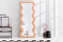 Design Wandspiegel CURVY 160cm apricot Pastell Spiegel