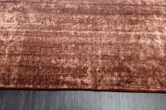 Moderner Teppich SOFT TOUCH 230x160cm kupfer braun Kurzflor Indoor-Teppich