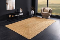 Flachgewebe Teppich PURE NATURE 230x160cm Jute handgewebt