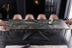 Ausziehbarer Esstisch EUPHORIA 180-220-260cm taupe Keramik made in Italy