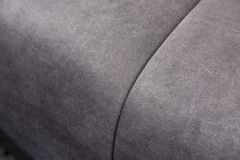 Modernes XXL Ecksofa CLAN 320cm anthrazit Samt Bigsofa inkl. Kissen