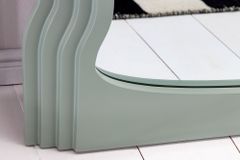 Design Wandspiegel WAVE 160cm salbeigrün