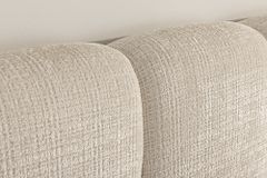 Design Boxbett ADLON 180x200cm beige Chenille Cremona mit Stauraum und Lattenrost