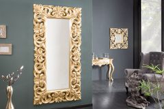 Eleganter Wandspiegel VENICE 180x90cm gold antik Barockstil