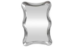 Moderner Wandspiegel ALICE 120cm silber variabel aufhängbar