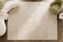 3D Hochflor Teppich LUNA 300x230cm taupe Hoch-Tief-Effekt Indoor-Teppich