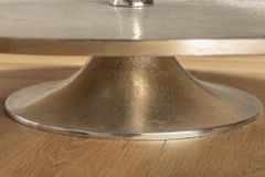 Design XXL Etagere ABSTRACT 180cm silber Metall mit sechs Etagen handmade