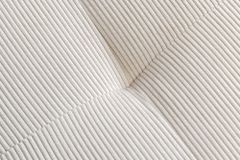 Ausziehbares Schlafsofa SMART 180cm beige Cord 2-Sitzer Couch mit Nosagfederung