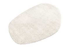 Design Teppich ORGANIC 180x120cm creme Hochflor Indoor-Teppich organische Form