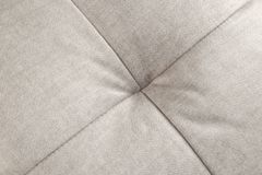 Sofa mit Schlaffunktion SMART 140cm champagner beige hochwertiger Vogue Seiden Samtstoff