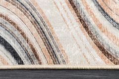 Moderner Teppich EARTH 230x160cm beige grau multicolor Flachgewebe Indoor-Teppich