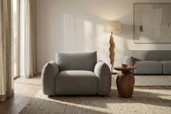 In- und Outdoor Gartensessel SEAHAWK anthrazit Aluminium Olefin 1-Sitzer Sofa wetterfest