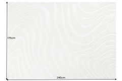 Design Teppich WAVE 240x170cm creme beige 3D-Effekt