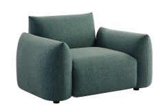 In- und Outdoor Gartensessel SEAHAWK türkis Aluminium Olefin 1-Sitzer Sofa wetterfest
