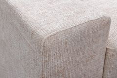 Großes Sofa LOFT 210cm champagner beige Chenille 3-Sitzer Couch Taschenfederkern