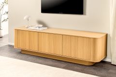 Modernes TV-Board VALHALLA WOOD 160cm natur Eichenholz Lowboard mit Stauraum