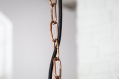 Design Hängelampe INDUSTRIAL 45cm kupfer geflammt Industrial Stil