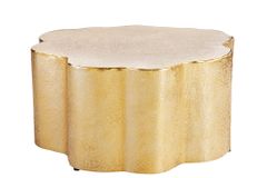 Design Couchtisch ORGANIC ORIENT 75cm gold Handarbeit