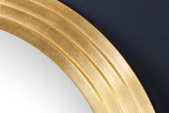 Edler Wandspiegel ART DECO 160cm gold Rundbogen Spiegel