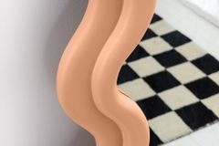 Design Wandspiegel CURVY 160cm apricot Pastell Spiegel