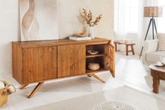Massives Sideboard FINCA 150cm vintage braun recyceltes Pinienholz