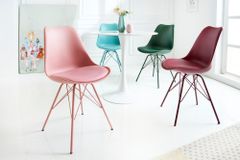 Retro Stuhl SCANDINAVIA MEISTERSTÜCK grau