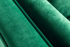 Design 3-Sitzer Sofa COZY VELVET 220cm smaragdgrün Samt Federkern Lounge