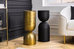 Moderne Vase SANDGLASS XL 70cm messing Eisen handmade beidseitig nutzbar