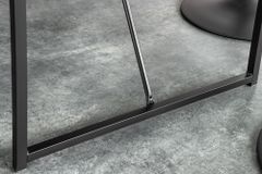 Moderner Bartisch SLIM LINE 120cm graphit Metall Tresen Stehtisch