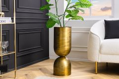 Moderne Vase SANDGLASS XL 70cm messing Eisen handmade beidseitig nutzbar
